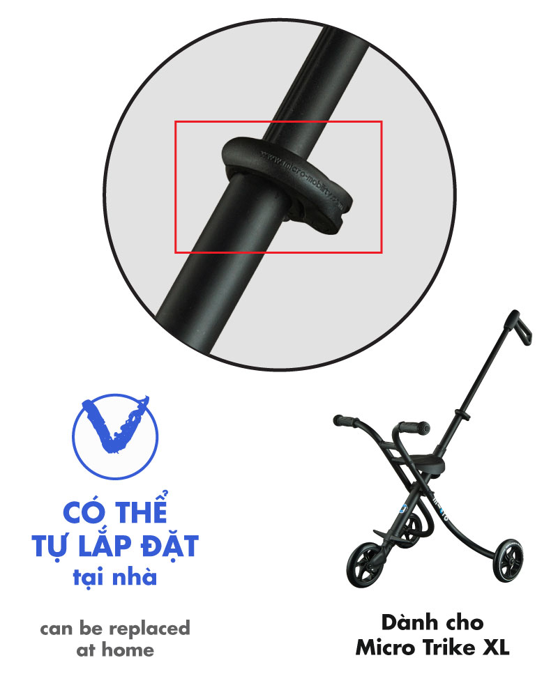 UPPER CLAMP FOR MICRO TRIKE XL