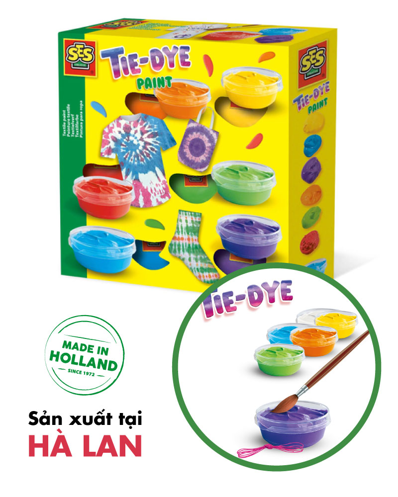 Bộ màu tô vẽ lên vải Tie-dye textile paint - 00368