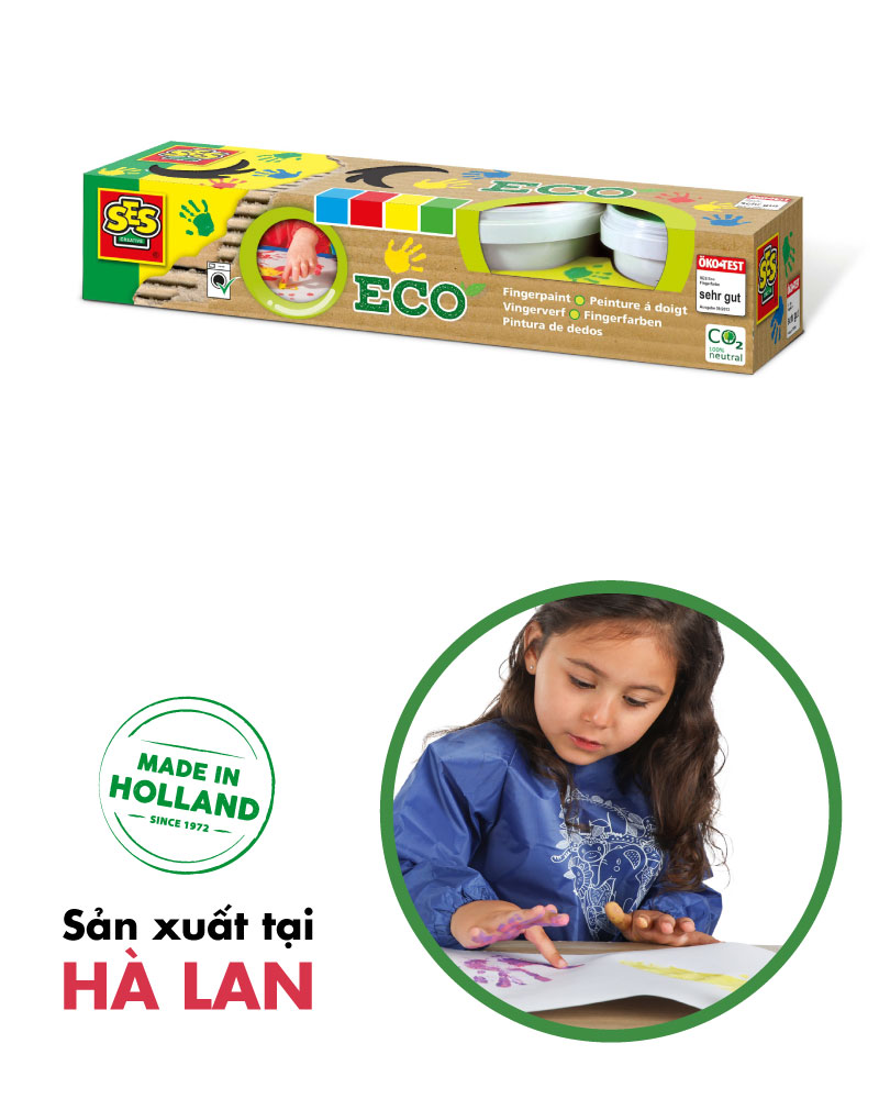 ECO Fingerpaint 4 colours - 24926