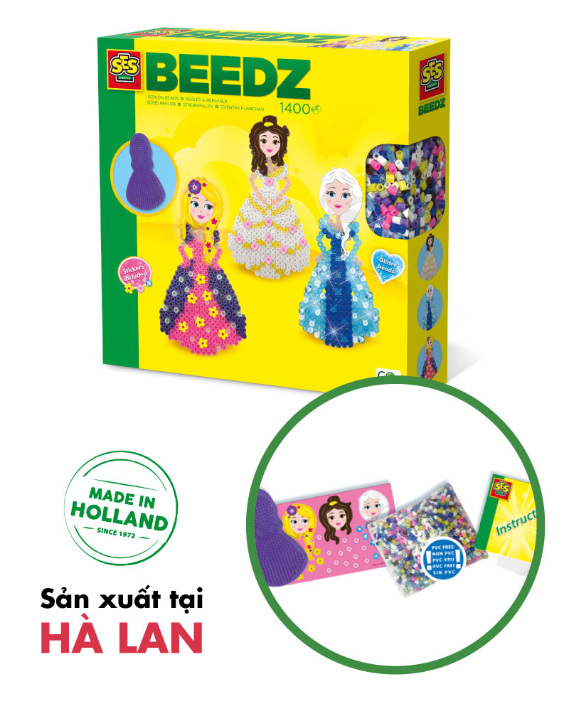 Hạt đậu thần kỳ Iron on beads - Princesses - 06268