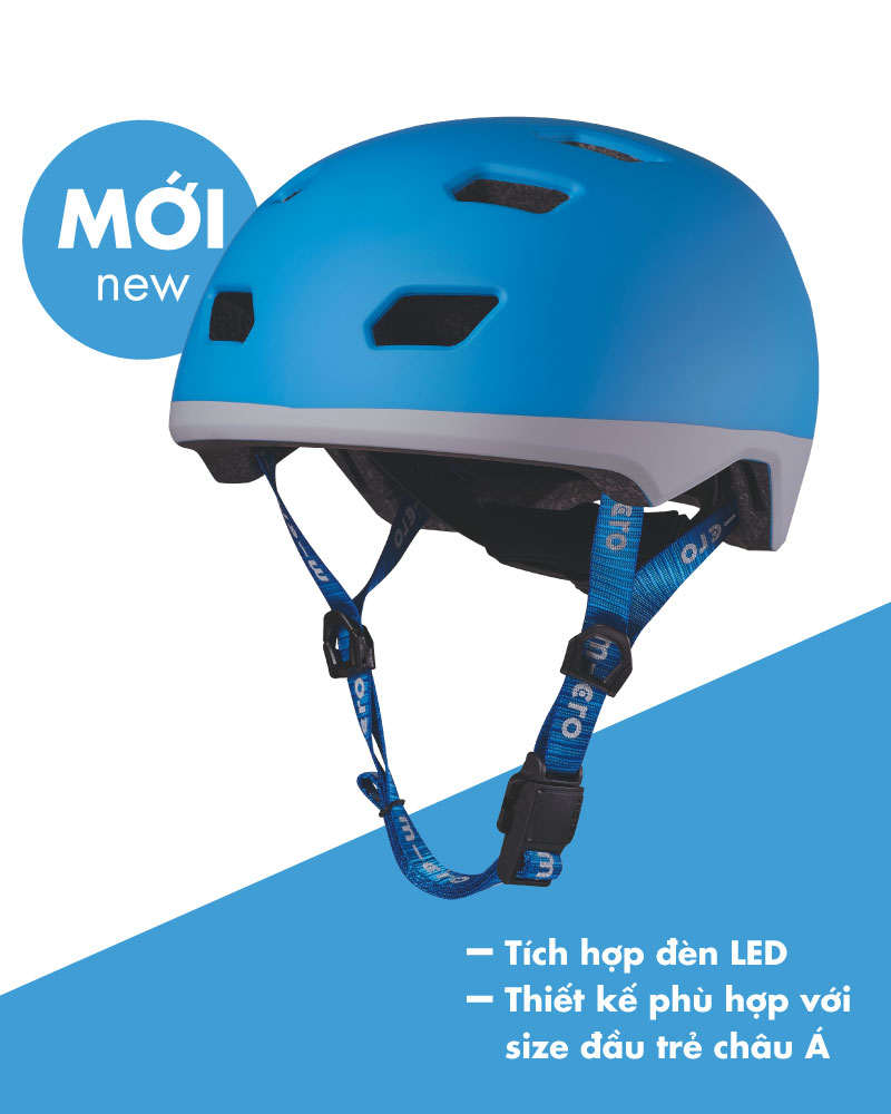 Mũ bảo hộ Micro Helmet Neon Blue (S)