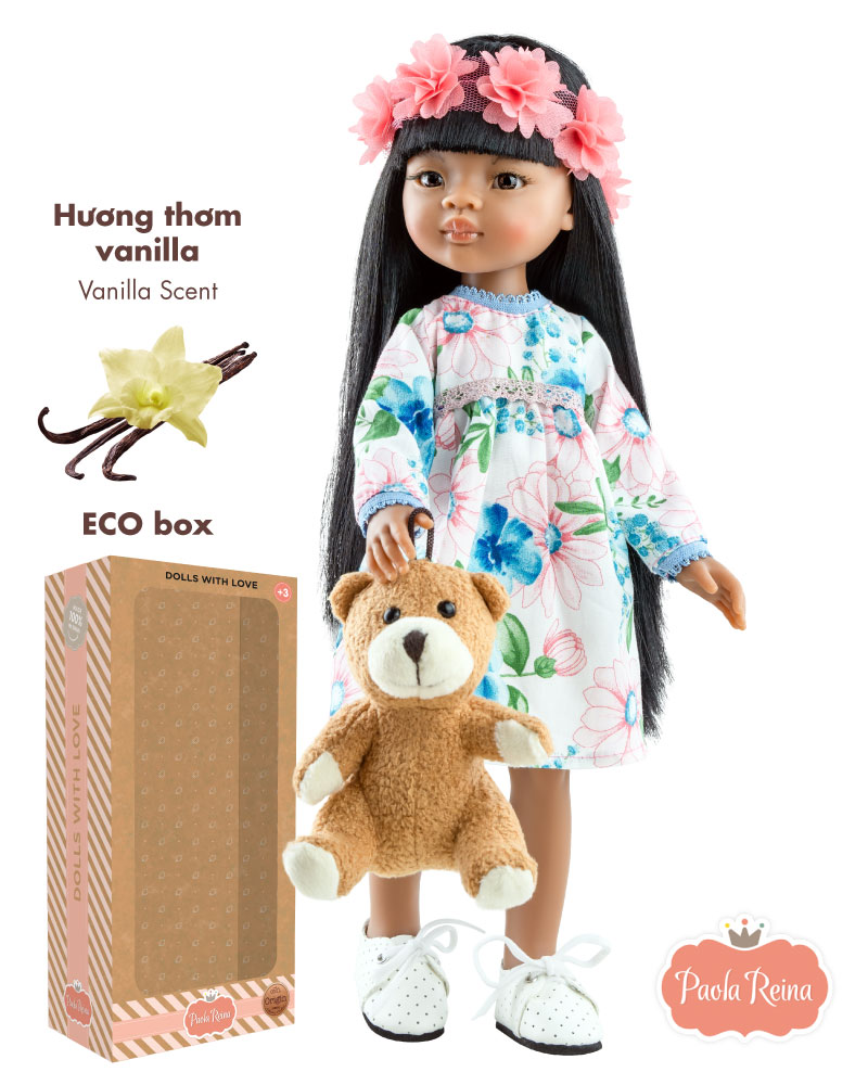 Búp bê châu Á - Paola Reina - MEILY - 04453