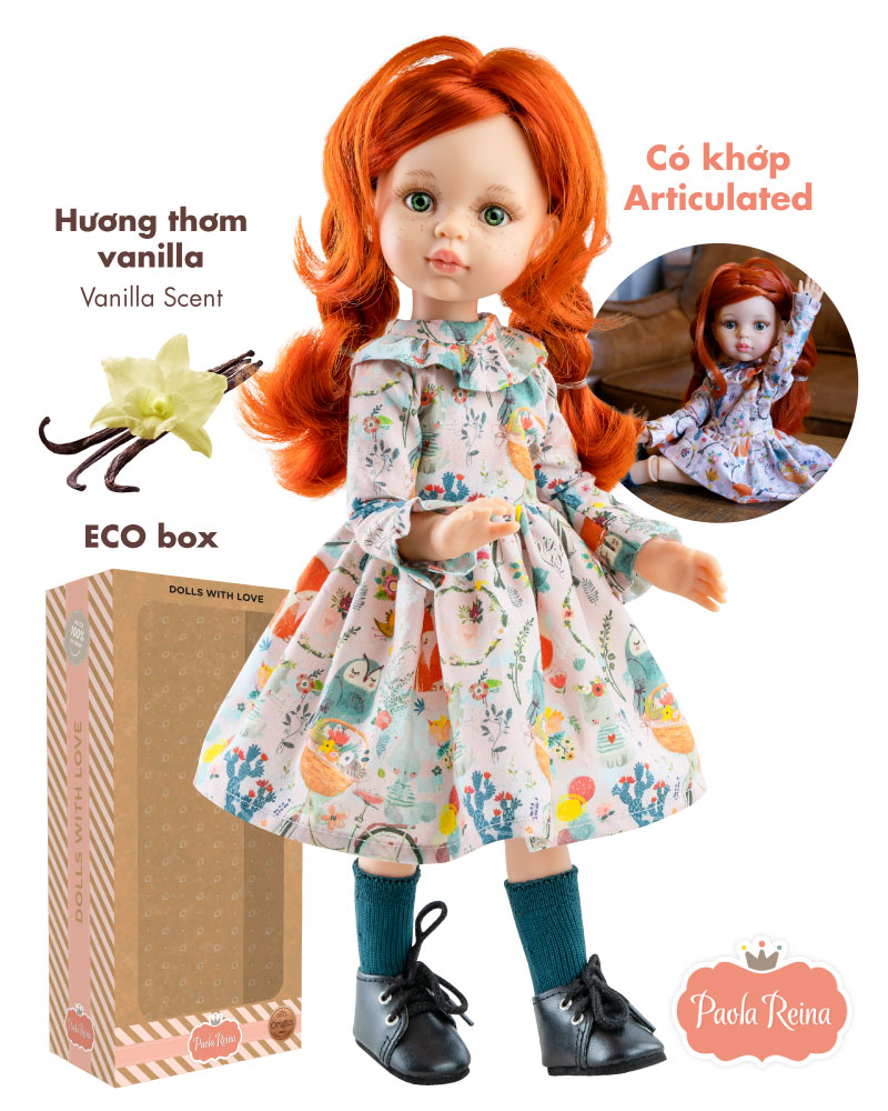 Búp bê cao cấp có khớp - Paola Reina - CRISTI ARTICULADAS - 04852