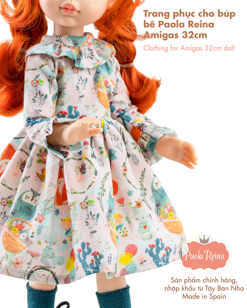 Cristi Dress 54852 - Trang phục cho búp bê Paola Reina Amigas 32cm